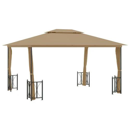 vidaXL vidaXL Gazebo with Sidewalls 3x3 m Water-Resistant Polyester Roof for Outdoor Gatherings - Gazebos