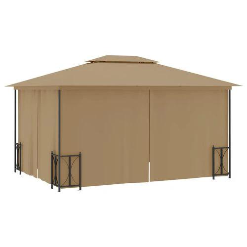 vidaXL vidaXL Gazebo with Sidewalls 3x3 m Water-Resistant Polyester Roof for Outdoor Gatherings - Gazebos