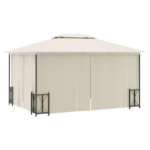 vidaXL Gazebo with Sidewalls 3x3 m Water-Resistant Polyester Roof for Outdoor Gatherings by vidaXL