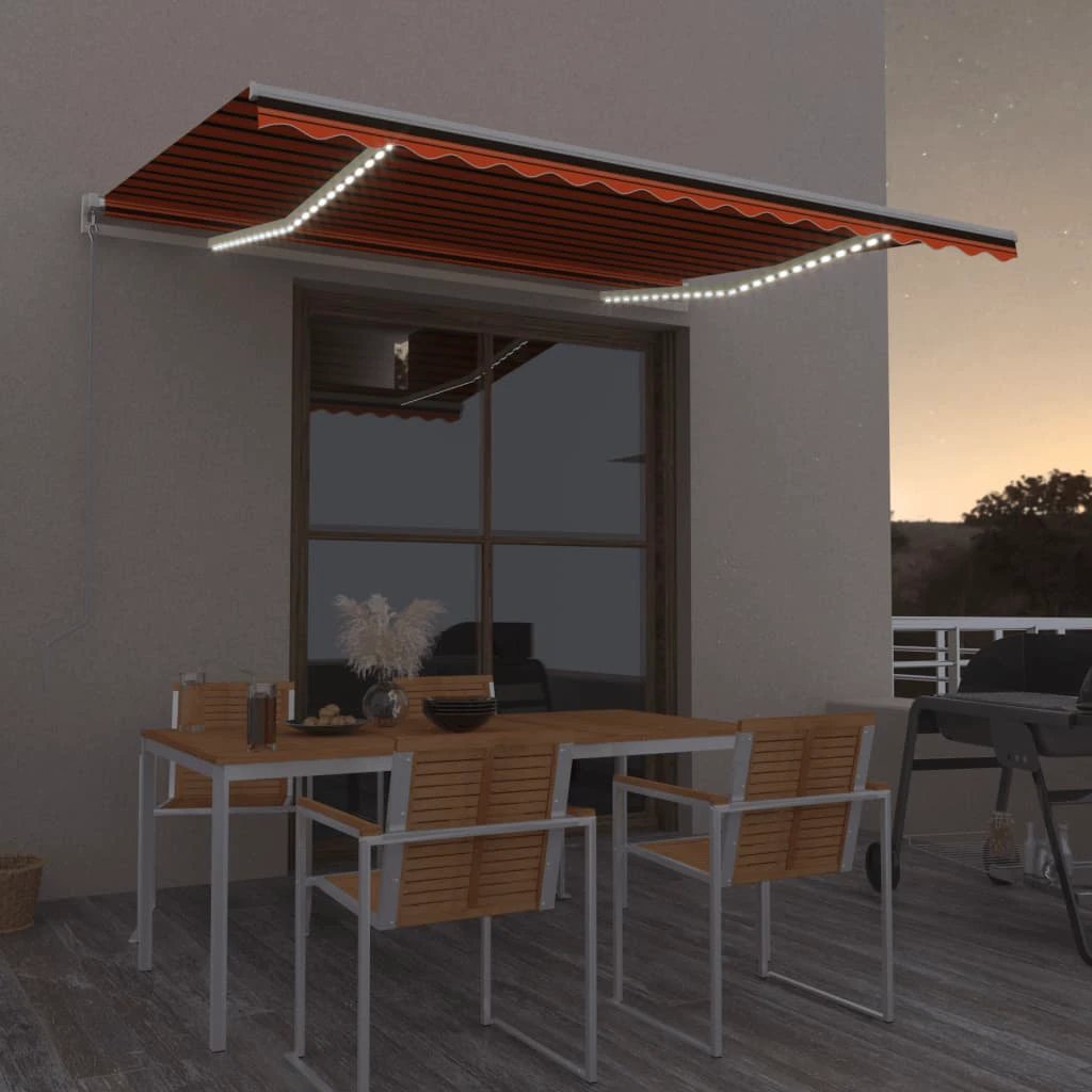 vidaXL Awning 300x250 cm LED Patio by vidaXL