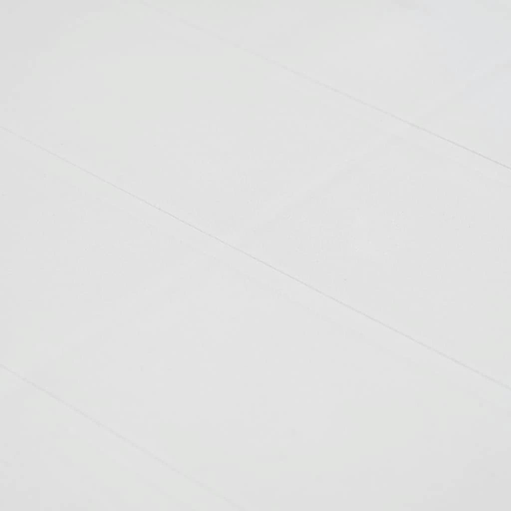 vidaXL Garden Table White 79x79x72 cm Plastic Rattan Look by vidaXL
