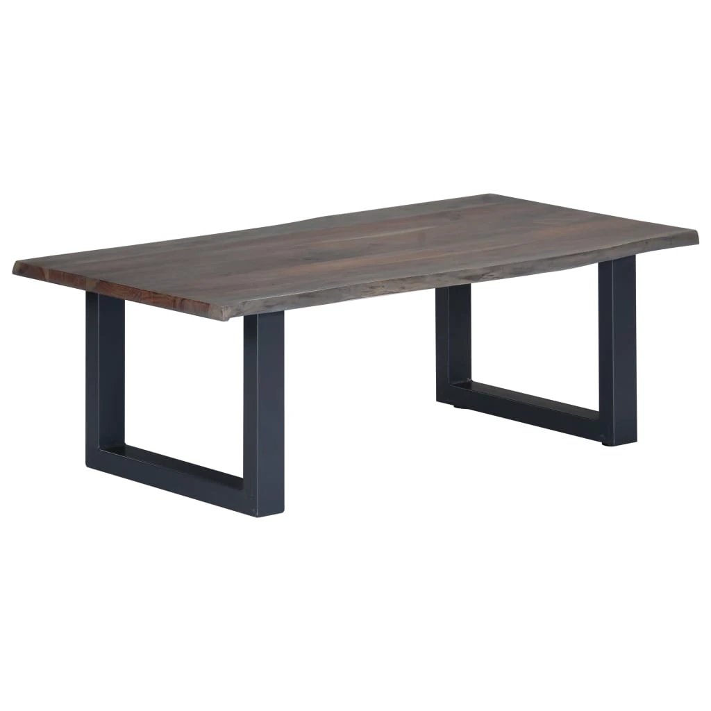 VidaXL Coffee Table 60x60x40 LiveEdges Acacia Home by vidaXL