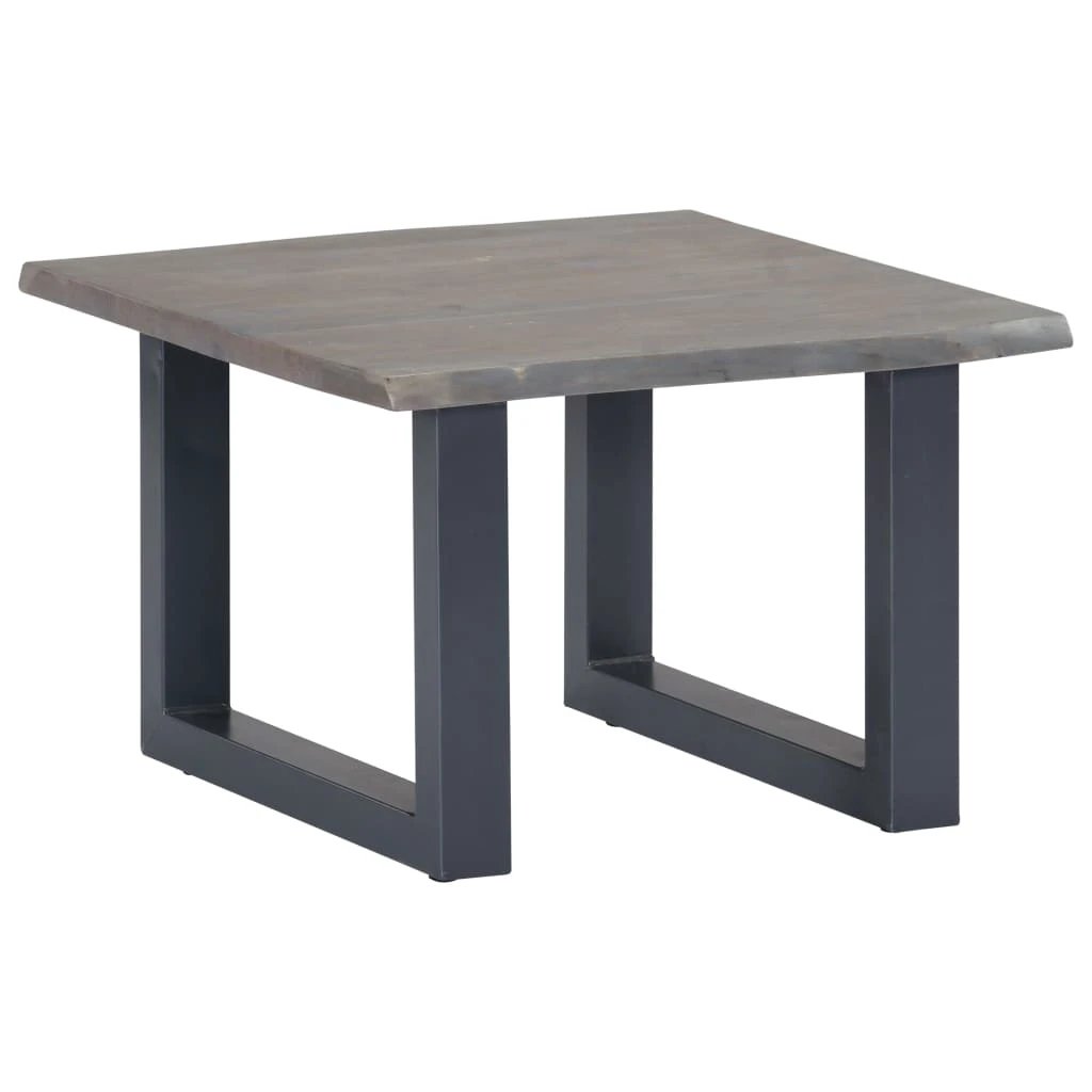 VidaXL Coffee Table 60x60x40 LiveEdges Acacia Home by vidaXL