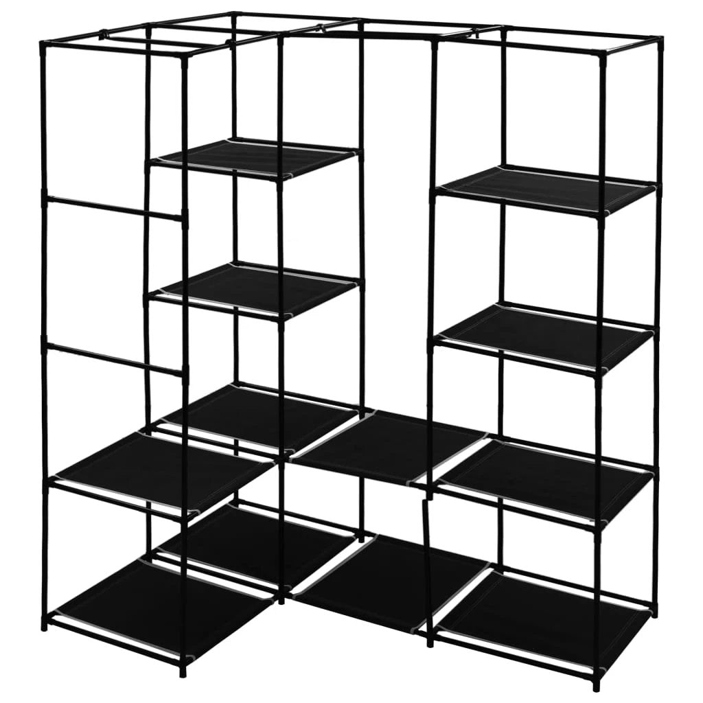 VidaXL Corner Wardrobe 130x87x169 Iron Frame Bedroom by vidaXL