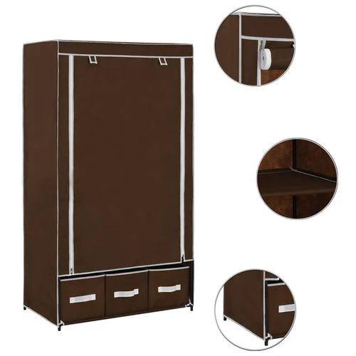 vidaXL Wardrobe Cream 87x49x159 cm Fabric by vidaXL