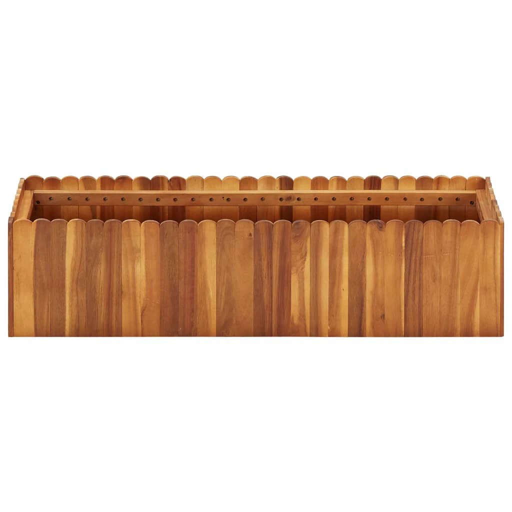 vidaXL Garden Raised Bed 50x30x25 cm Solid Acacia Wood by vidaXL