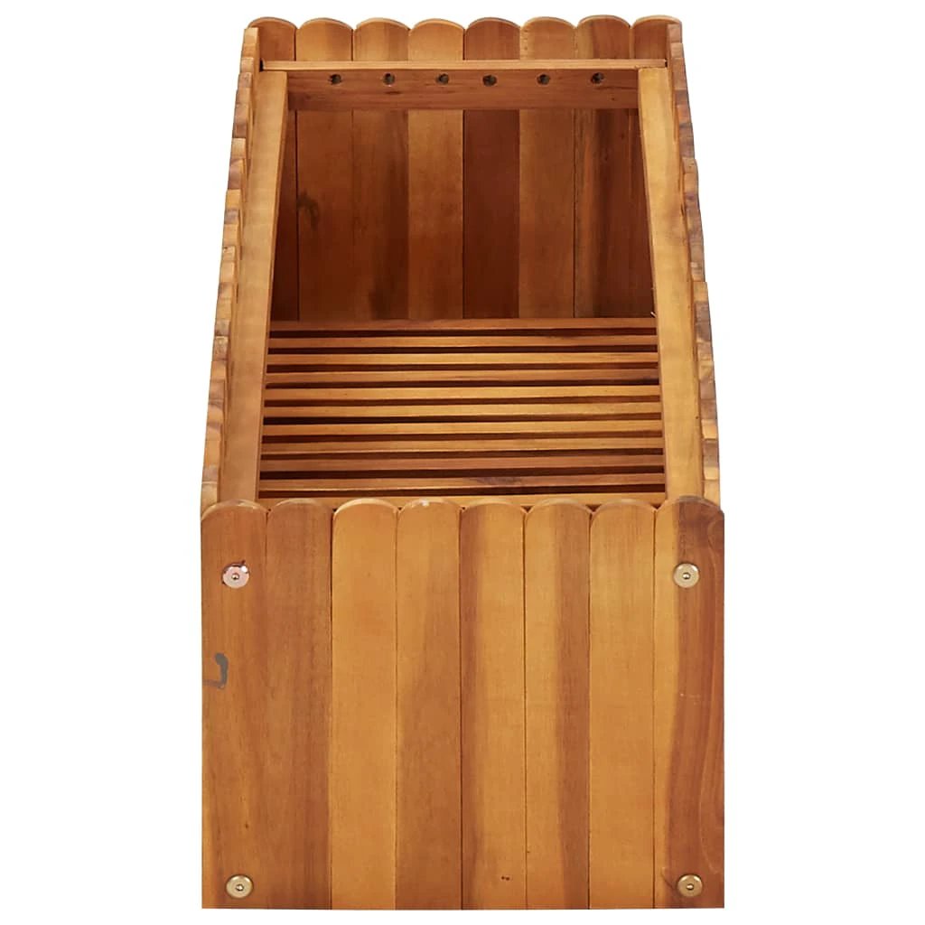 vidaXL Garden Raised Bed 50x30x25 cm Solid Acacia Wood by vidaXL