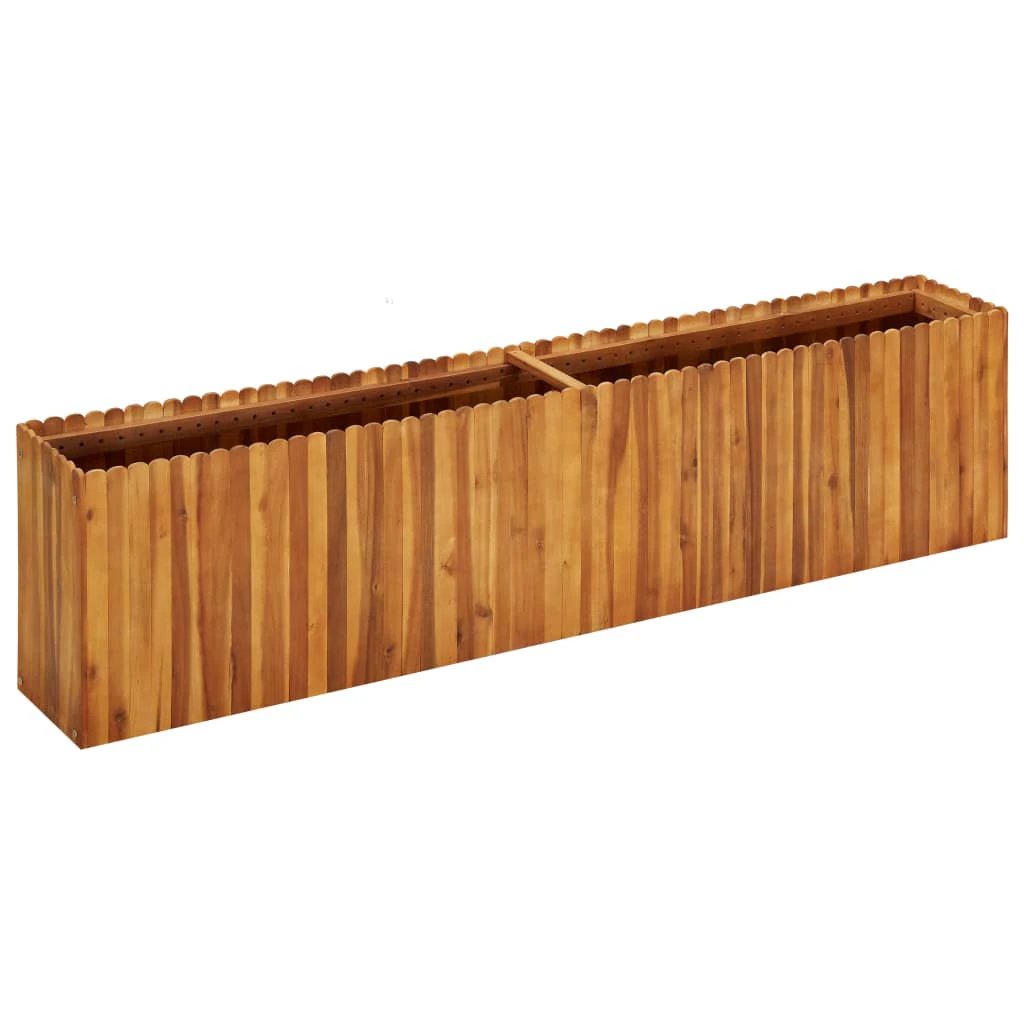 vidaXL vidaXL Garden Raised Bed 50x30x25 cm Solid Acacia Wood - Raised Beds
