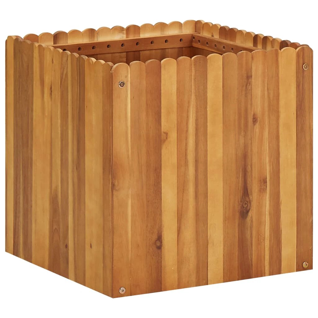 vidaXL Garden Raised Bed 50x30x25 cm Solid Acacia Wood by vidaXL