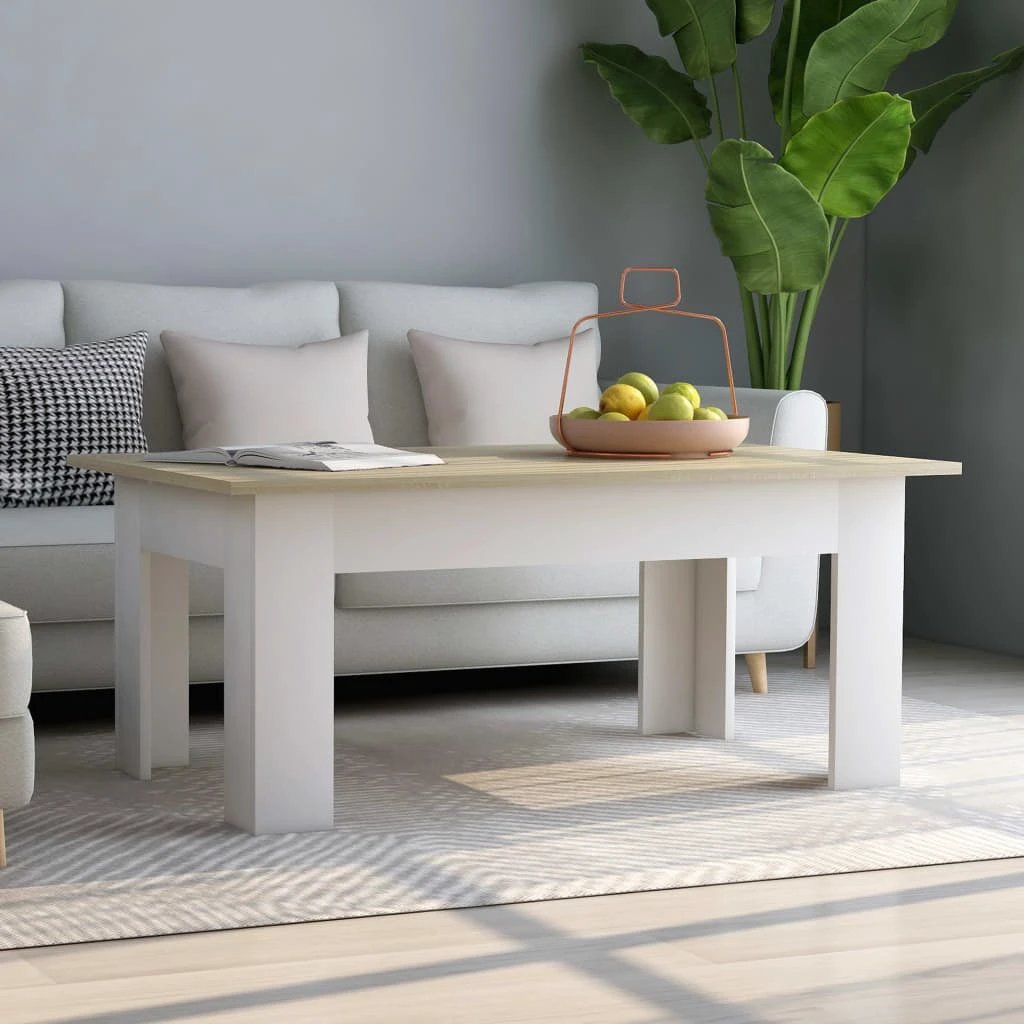 vidaXL vidaXL Coffee Table 100x60x42 cm Engineered Wood Durable Moisture Resistant Living Room - Coffee Table