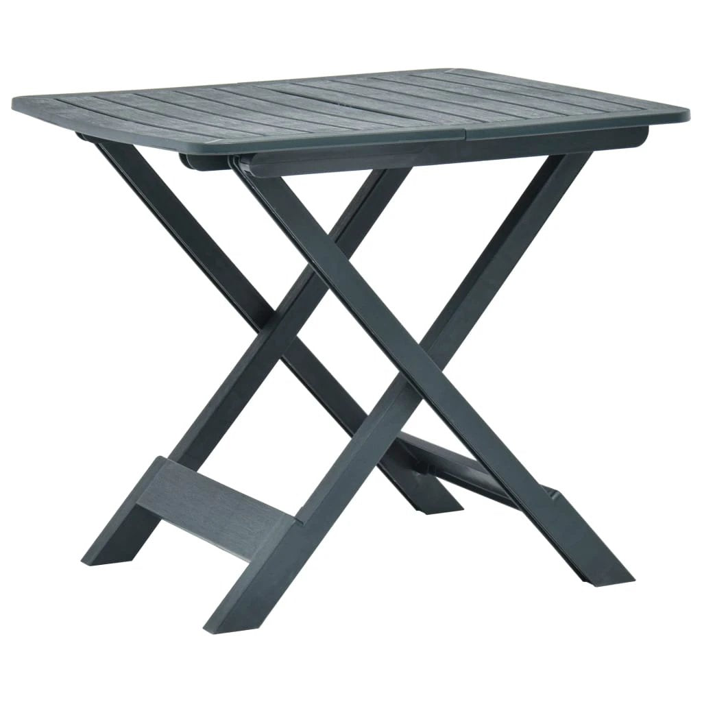 vidaXL vidaXL Folding Garden Table White 79x72x70 cm Plastic -