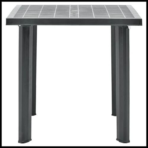 vidaXL vidaXL Garden Table White 80x75x72 cm Plastic - Garden Table