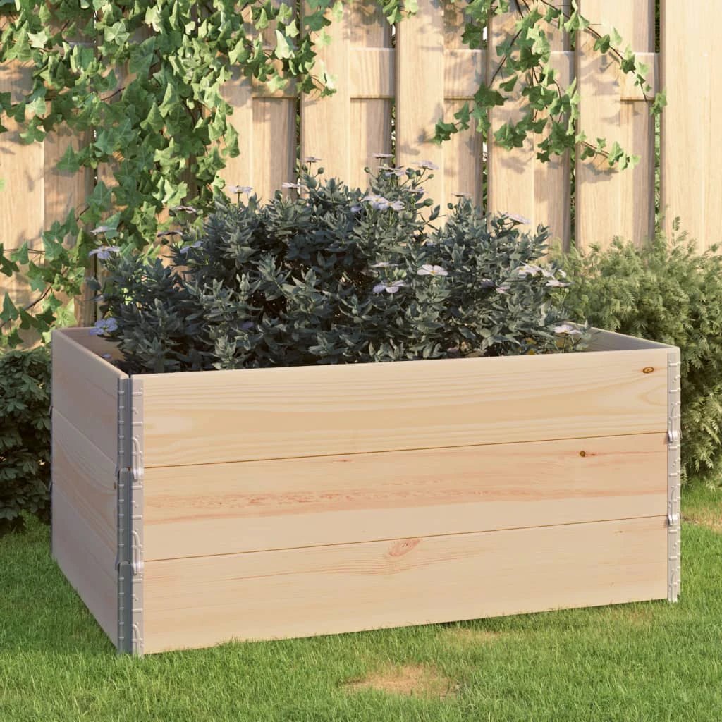 vidaXL Raised Bed 60x80 cm Solid Pine Wood (310048) by vidaXL