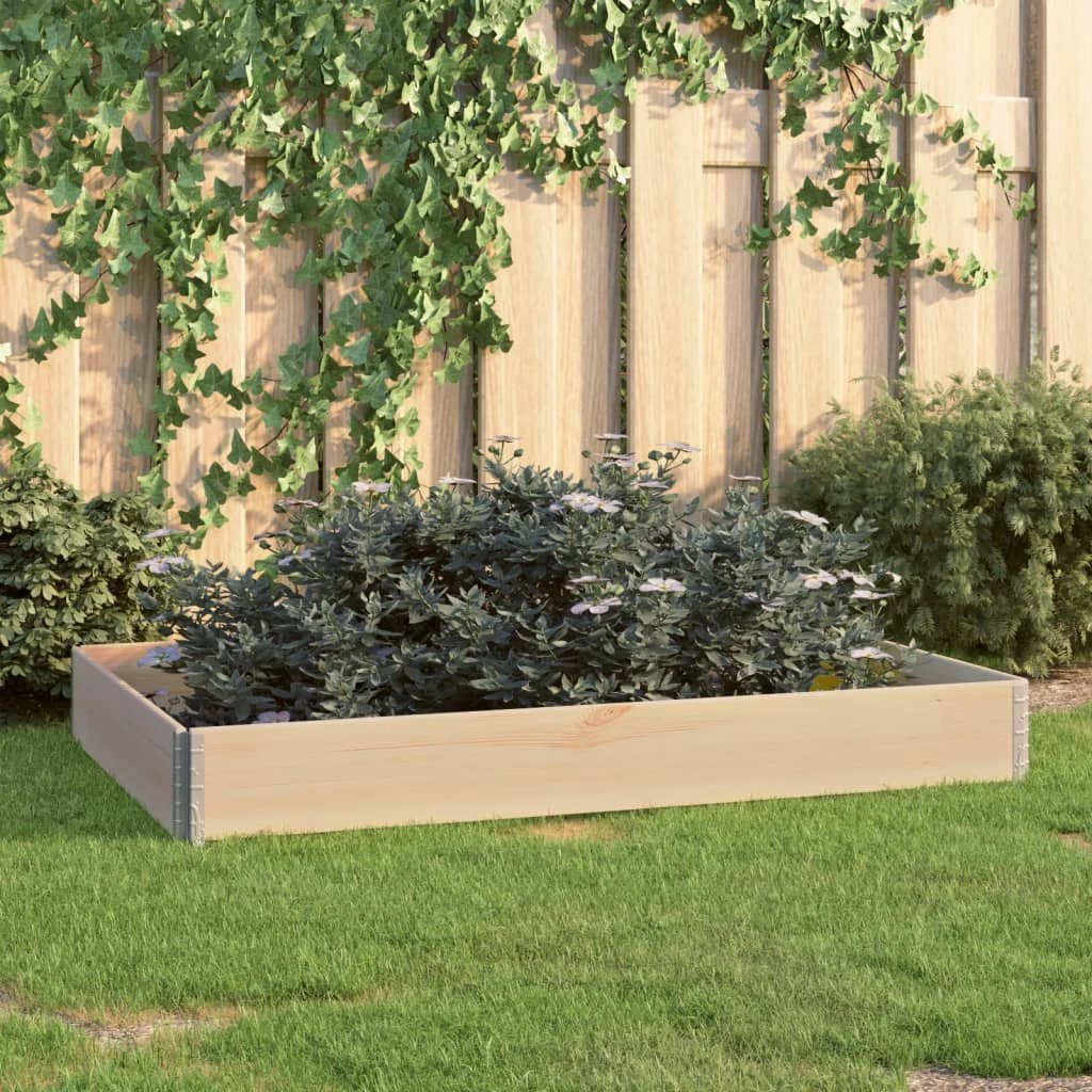 vidaXL Raised Bed 60x80 cm Solid Pine Wood (310048) by vidaXL