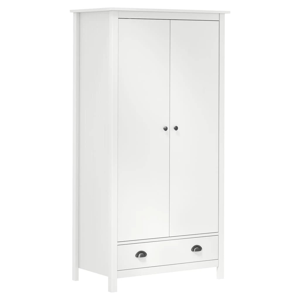 vidaXL 2-Door Wardrobe Hill 89x50x170 cm Solid Pine Wood by vidaXL