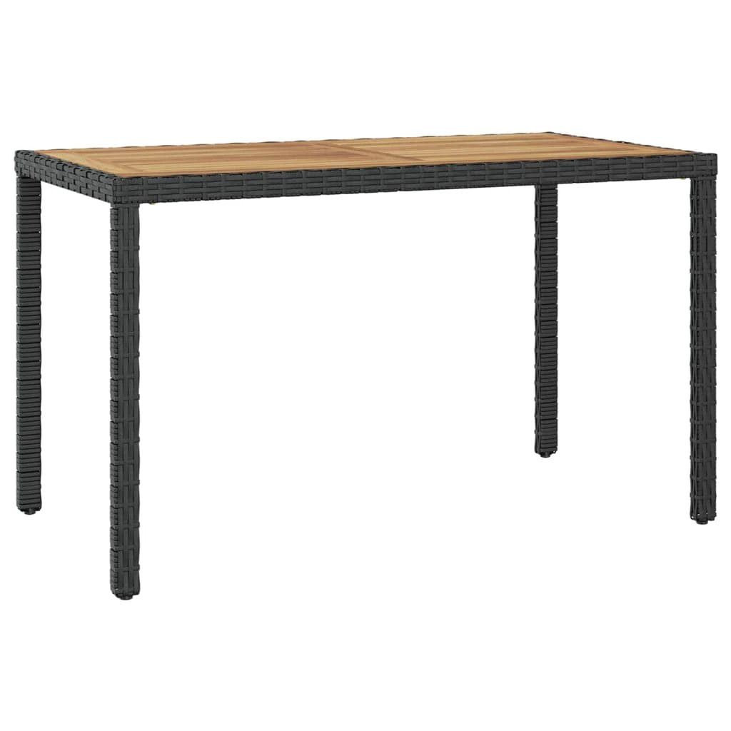vidaXL Garden Table Brown 110x60x67 cm Poly Rattan by vidaXL