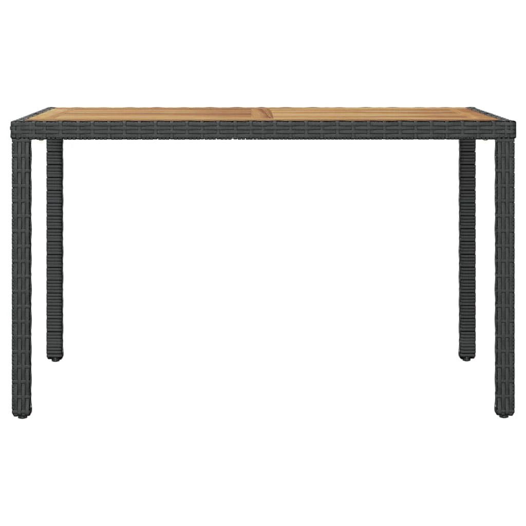 vidaXL Garden Table Brown 110x60x67 cm Poly Rattan by vidaXL