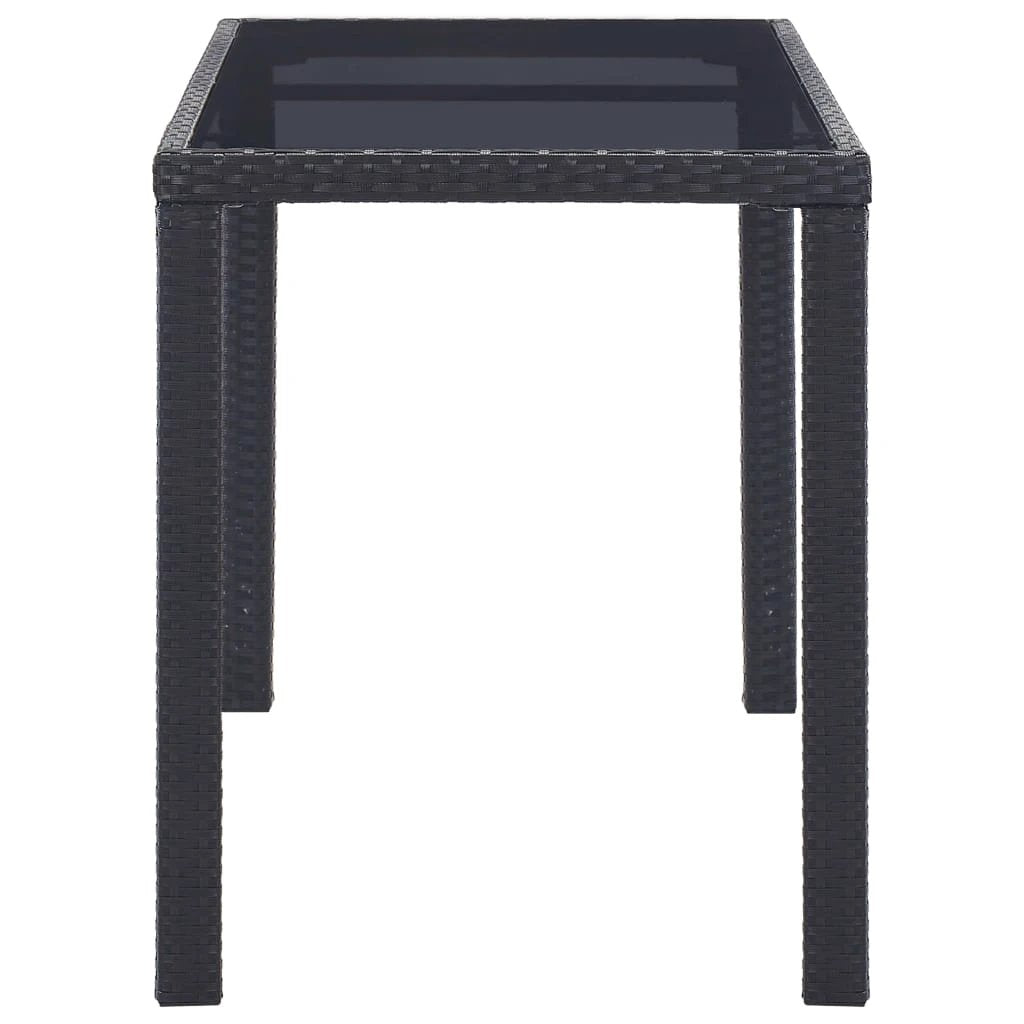 vidaXL vidaXL Garden Table Brown 110x60x67 cm Poly Rattan - Garden Table