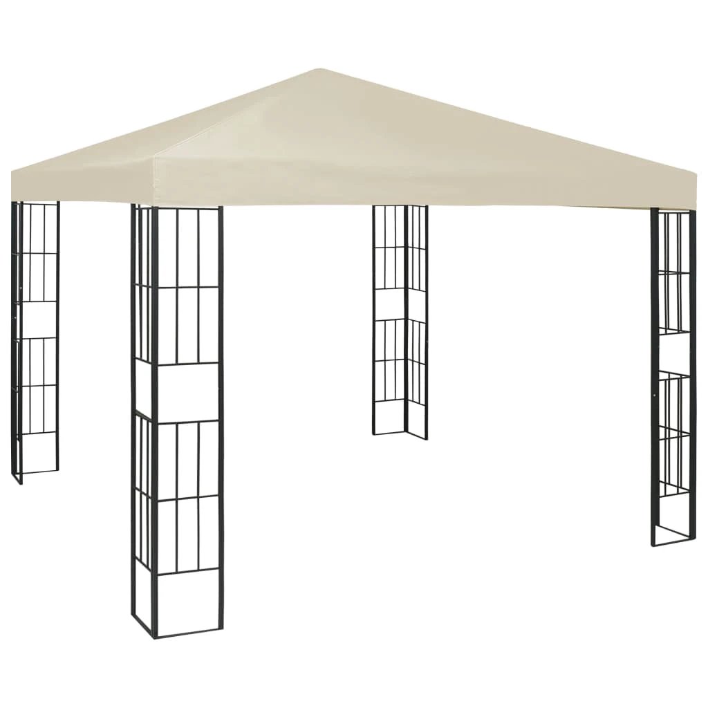 vidaXL Gazebo 3x3 m Cream by vidaXL