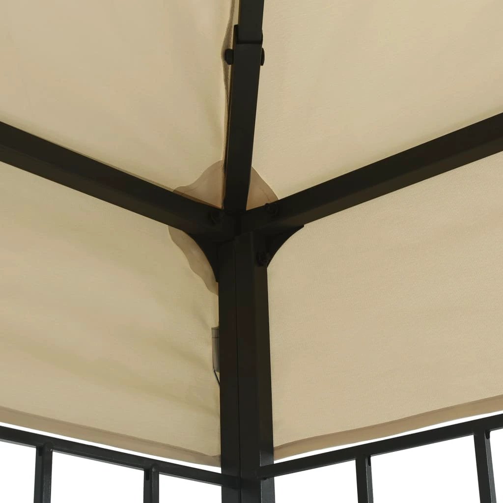 vidaXL Gazebo 3x3 m Cream by vidaXL