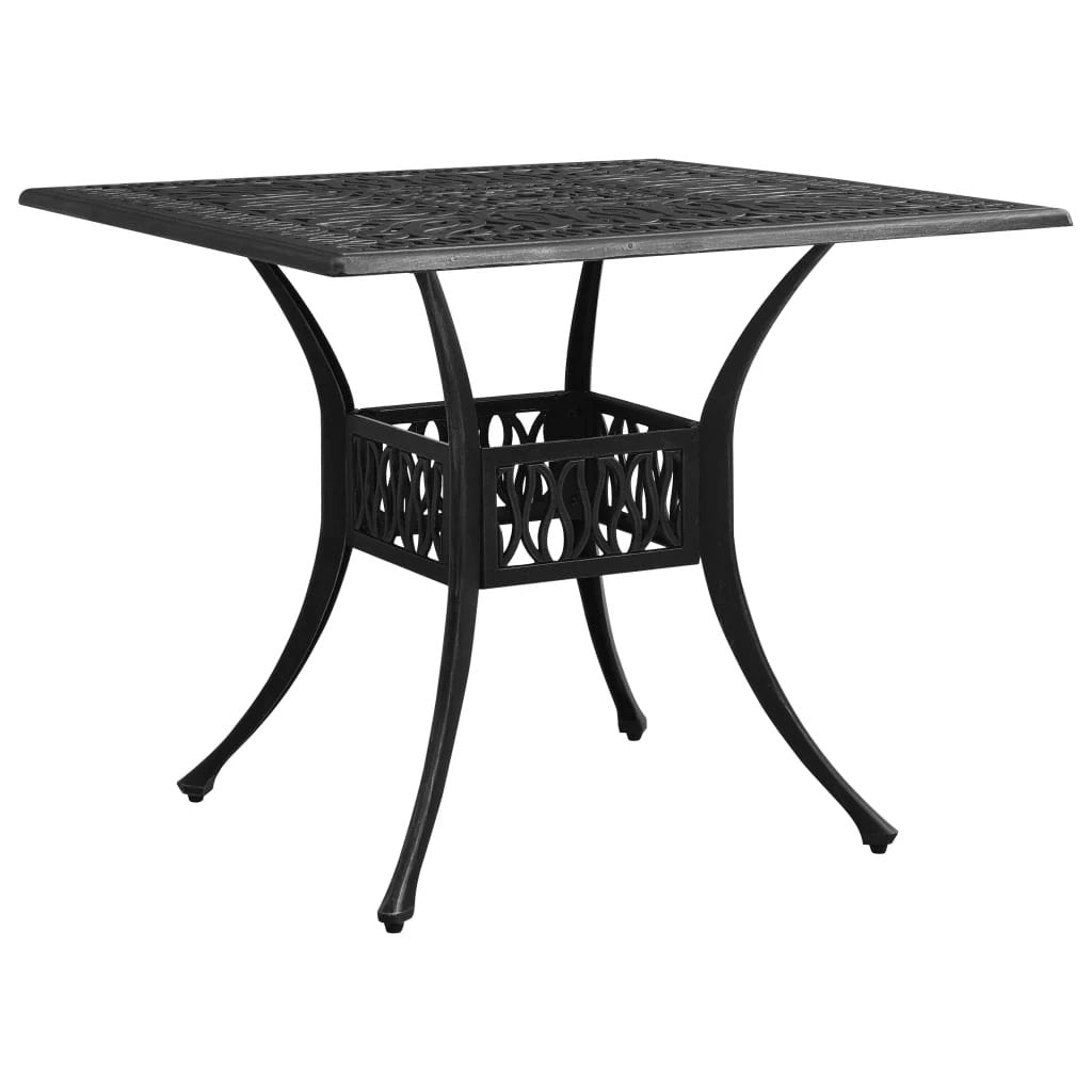 vidaXL vidaXL Garden Table Bronze 90x90x73 cm Cast Aluminium - Garden Table