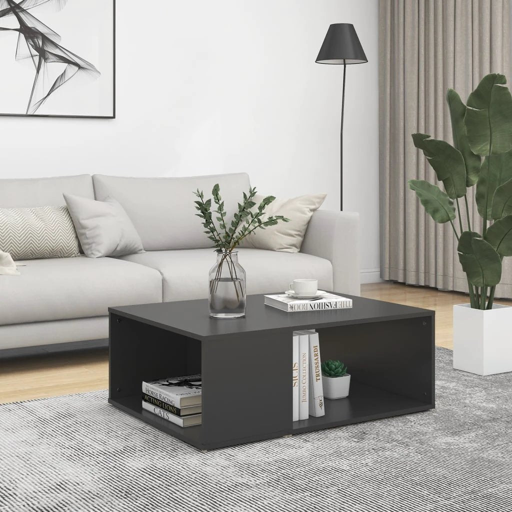 VidaXL Coffee Table 90x67x33 cm Two Shelves by vidaXL