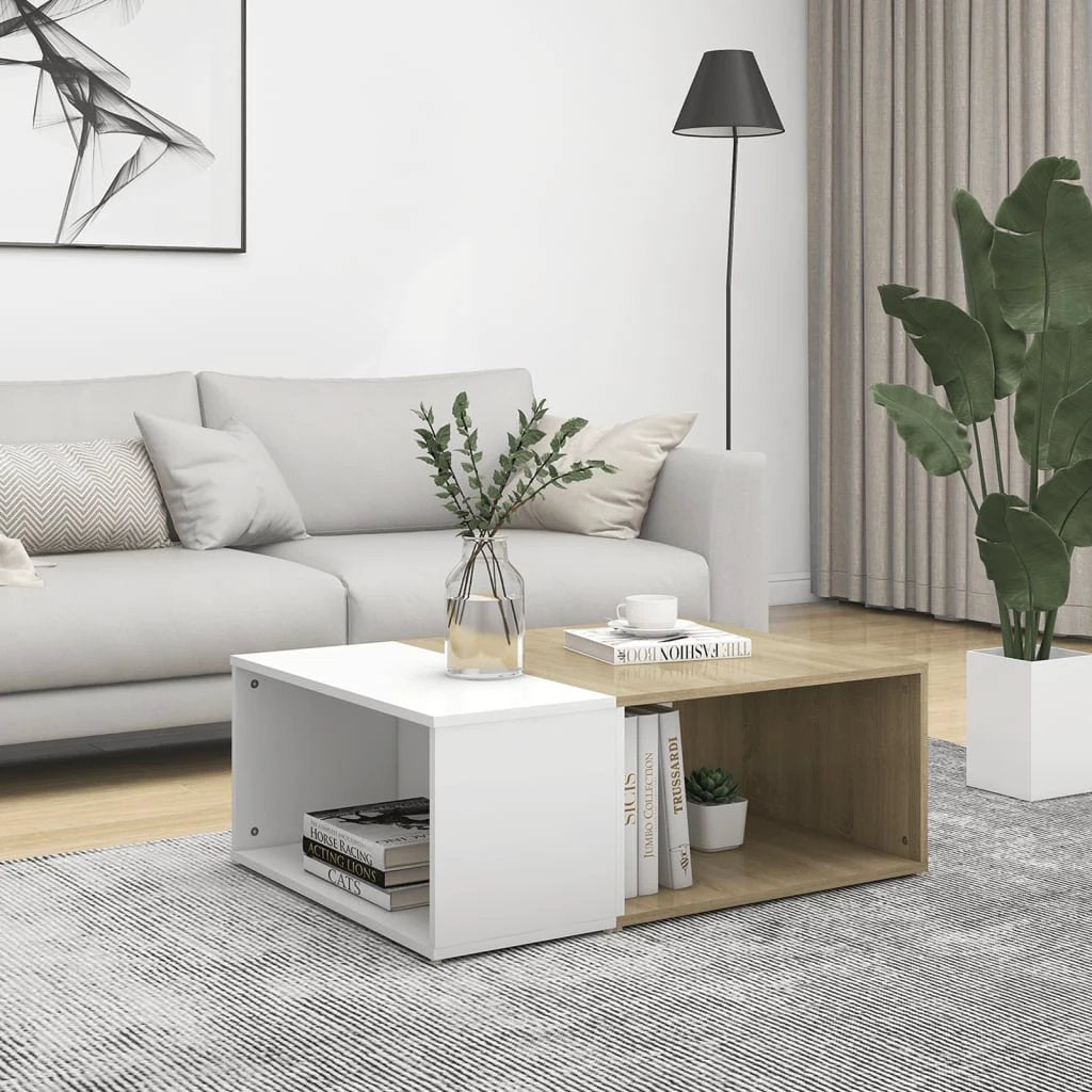 VidaXL Coffee Table 90x67x33 cm Two Shelves by vidaXL