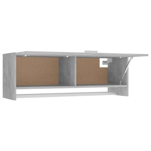 vidaXL Wardrobe Brown Oak 100x32.5x35 cm Engineered Wood by vidaXL