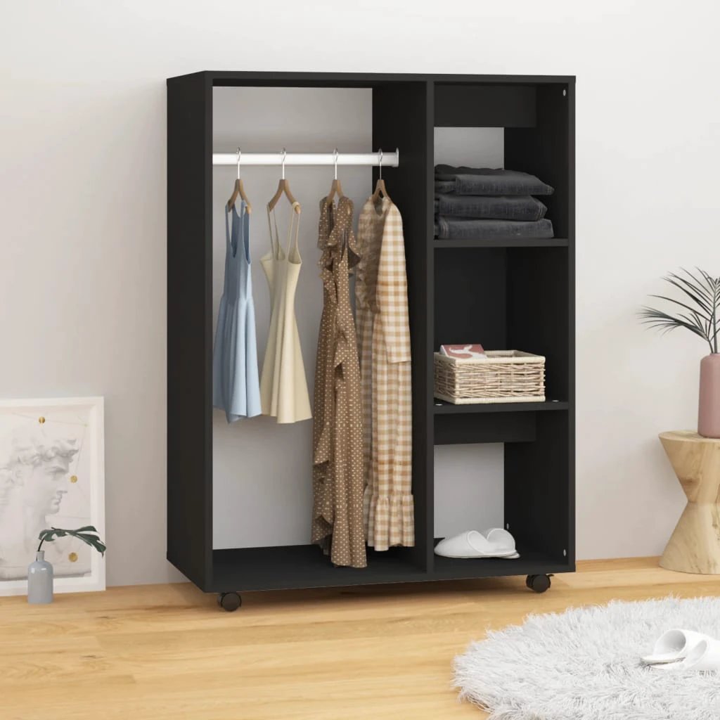 vidaXL vidaXL Wardrobe Smoked Oak 80x40x110 cm Engineered Wood - Wardrobe