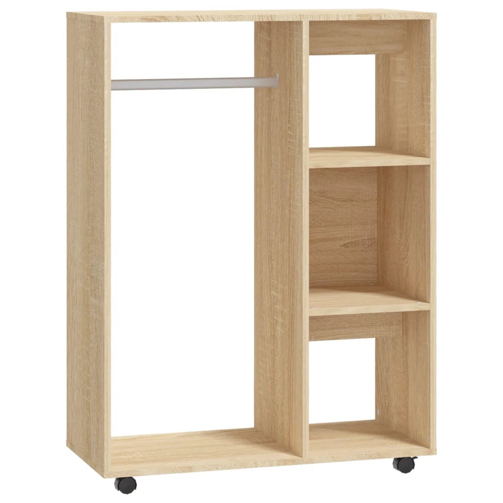 vidaXL vidaXL Wardrobe Smoked Oak 80x40x110 cm Engineered Wood - Wardrobe
