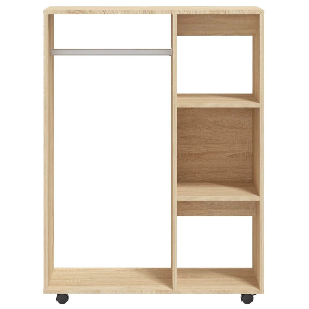 vidaXL vidaXL Wardrobe Smoked Oak 80x40x110 cm Engineered Wood - Wardrobe