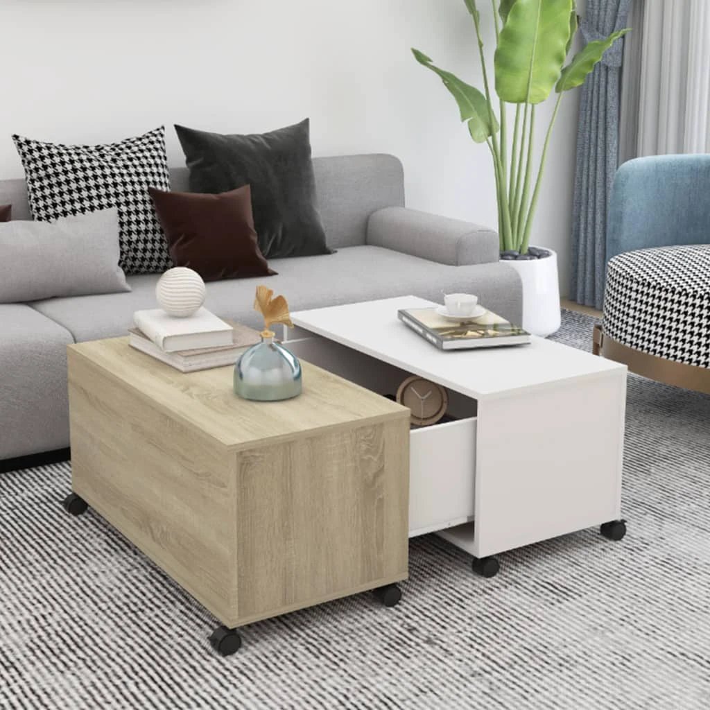 vidaXL vidaXL Coffee Table 75x75x38 cm Engineered Wood - Coffee Table