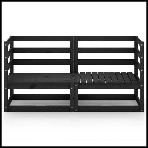 vidaXL vidaXL Garden 2-Seater Sofa Solid Pinewood Modular Design for Outdoor Relaxation - Garden Sofa Sets