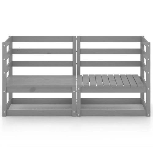 vidaXL vidaXL Garden 2-Seater Sofa Solid Pinewood Modular Design for Outdoor Relaxation - Garden Sofa Sets