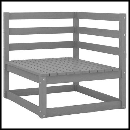 vidaXL vidaXL Garden 2-Seater Sofa Solid Pinewood Modular Design for Outdoor Relaxation - Garden Sofa Sets