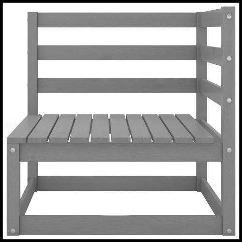 vidaXL vidaXL Garden 2-Seater Sofa Solid Pinewood Modular Design for Outdoor Relaxation - Garden Sofa Sets