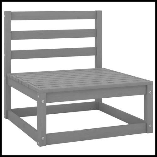 vidaXL vidaXL Modular Garden 4-Seater Sofa Solid Pinewood with Sturdy Design for Outdoor Relaxation - Garden Sofa Sets