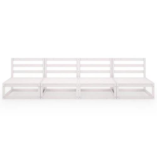 vidaXL vidaXL Modular Garden 4-Seater Sofa Solid Pinewood with Sturdy Design for Outdoor Relaxation - Garden Sofa Sets