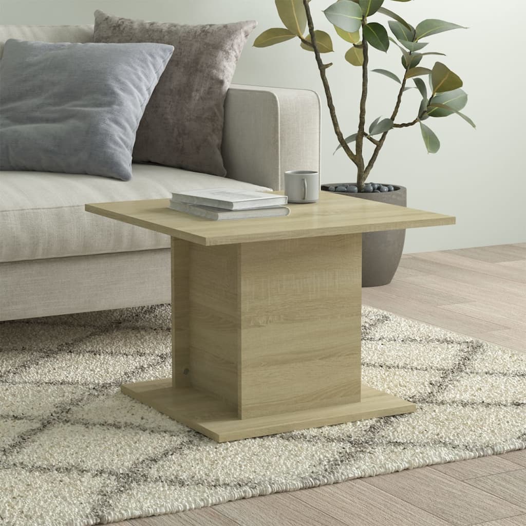 VidaXL CoffeeTable 55.5x55.5x40 SmokedOak LR by vidaXL