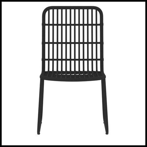 vidaXL vidaXL 3 Piece Garden Dining Set with Sturdy Steel Frame and Easy Clean Glass Top for Outdoor Entertaining - Garden Set