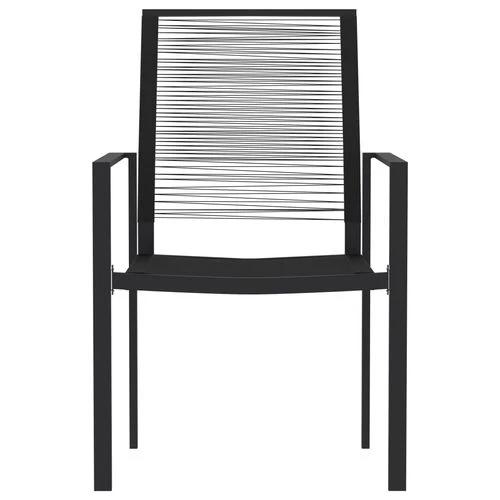 vidaXL vidaXL 3 Piece Garden Dining Set Durable Powder-Coated Steel Frame with Easy-Clean Glass Top for Stylish Outdoor Gatherings - Garden Set