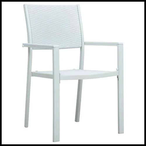 vidaXL VidaXL 5 Piece Garden Dining Set 80x80x74 cm Powder-Coated Steel Frame with Rattan Look Chairs for Outdoor Patio and Balcony - Garden Set