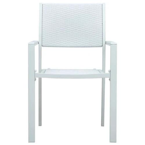 vidaXL 5 Piece Garden Dining Set with Sturdy Steel Frame and Smooth Glass Top for Stylish Outdoor Gatherings by vidaXL