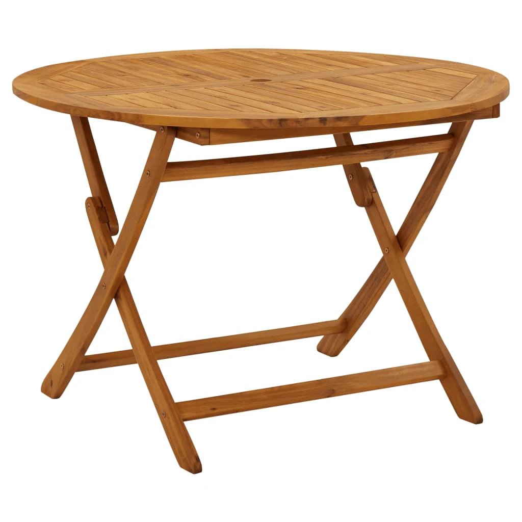 vidaXL vidaXL Folding Garden Table 60x75 cm Solid Acacia Wood - Garden Table