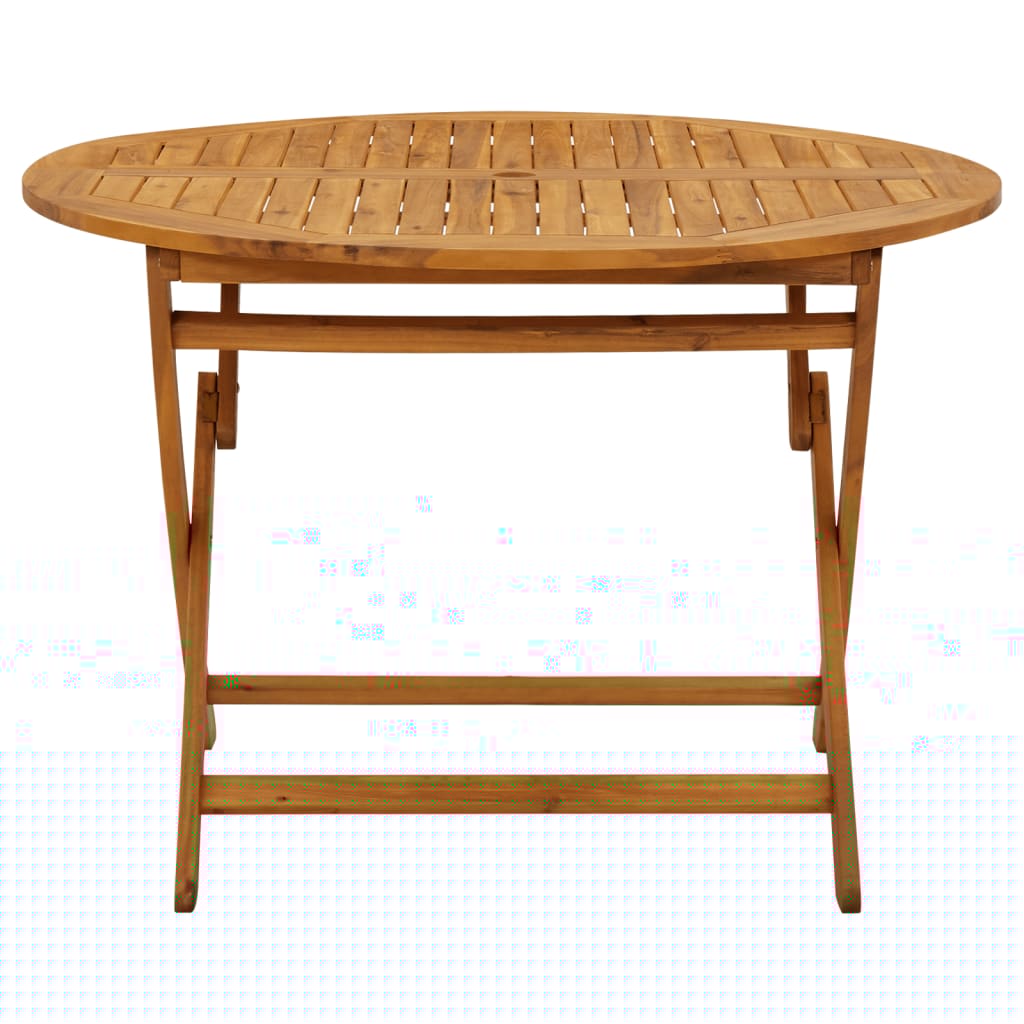 vidaXL Folding Garden Table 60x75 cm Solid Acacia Wood by vidaXL