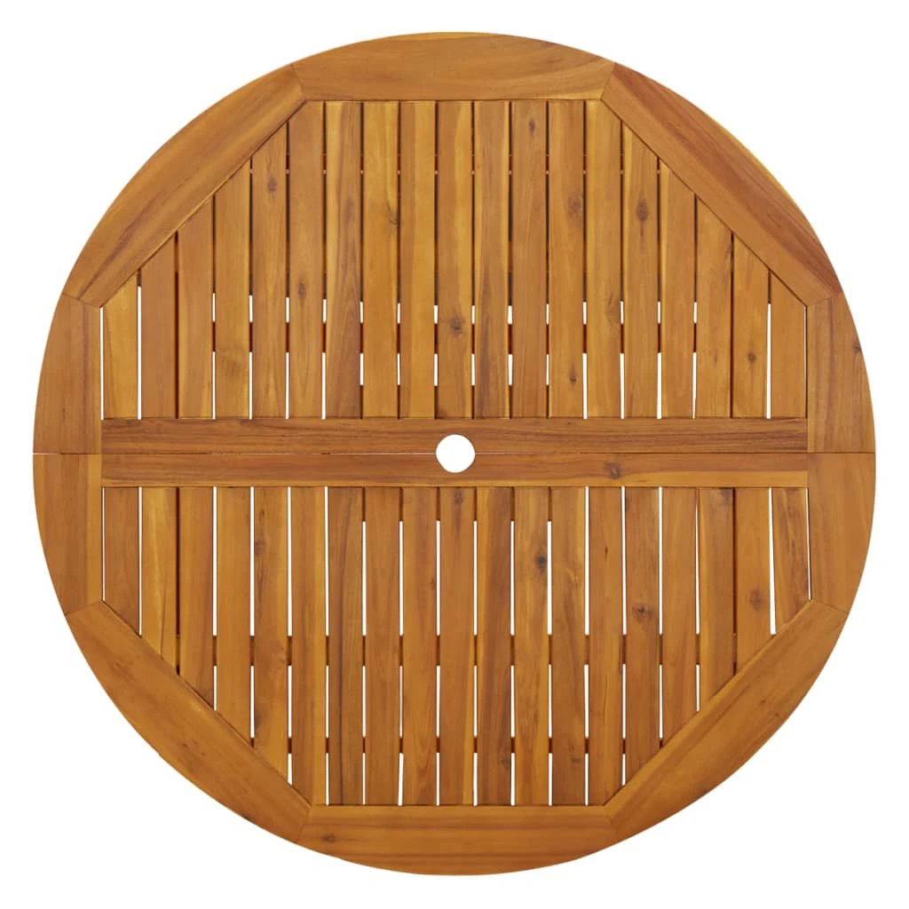 vidaXL Folding Garden Table 60x75 cm Solid Acacia Wood by vidaXL