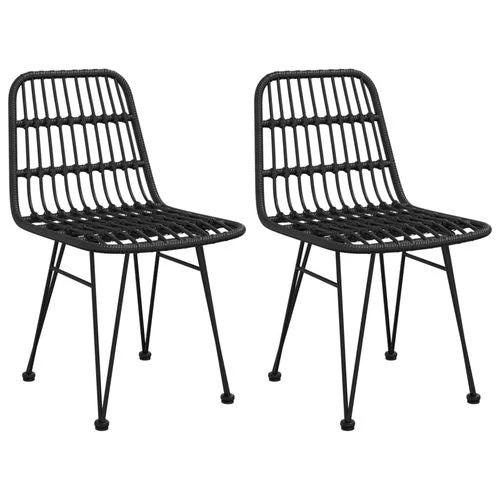 vidaXL vidaXL 3 Piece Outdoor Dining Set with Weather Resistant Poly Rattan for Stylish Garden Spaces - Garden Set