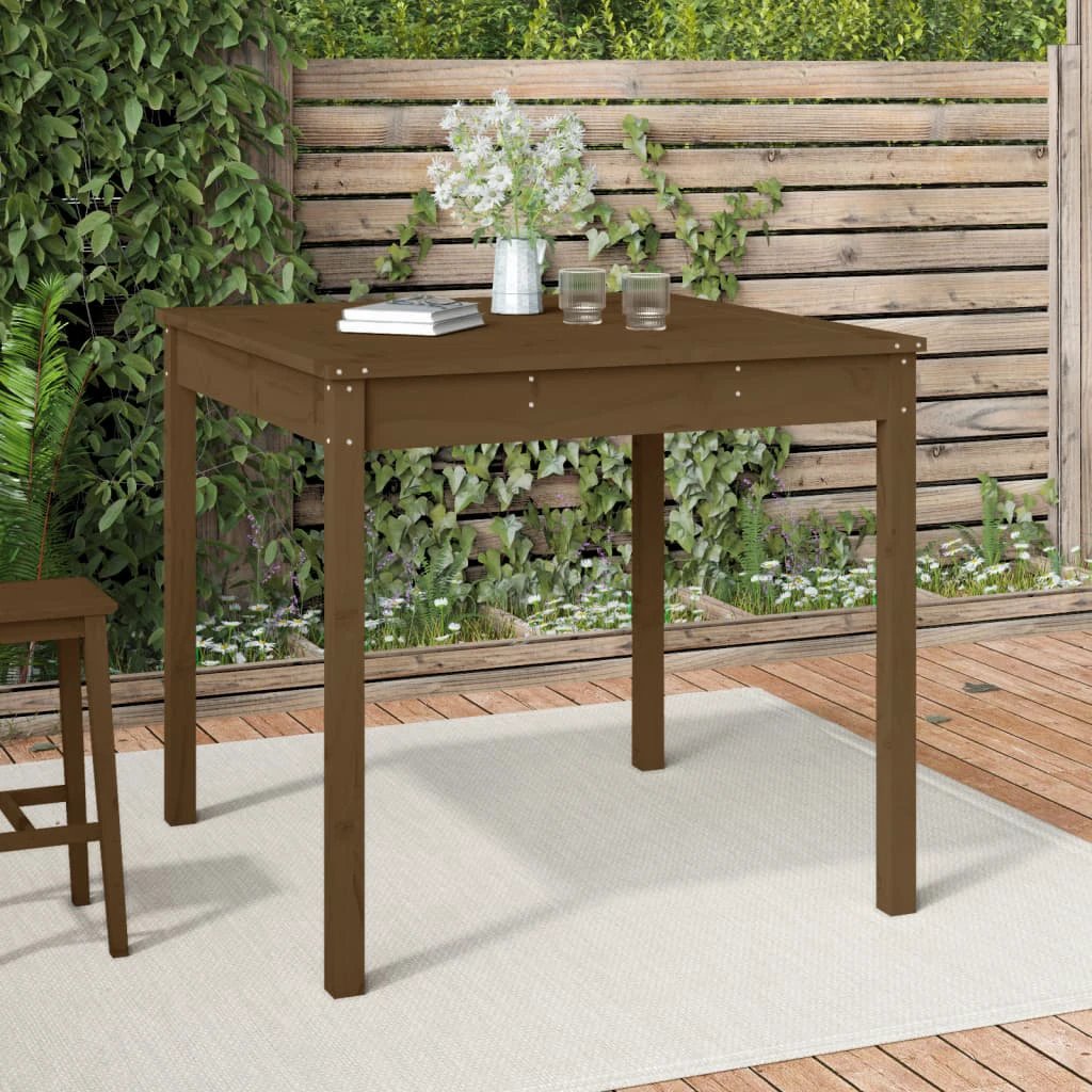vidaXL Garden Table 82.5x82.5x76 cm Solid Wood Pine by vidaXL