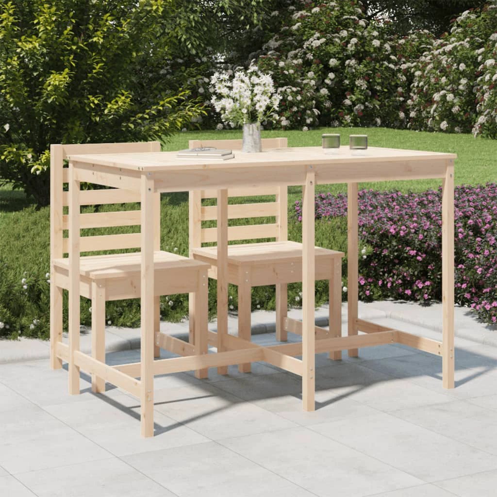 vidaXL vidaXL Garden Table 82.5x82.5x110 cm Solid Wood Pine - Garden Table