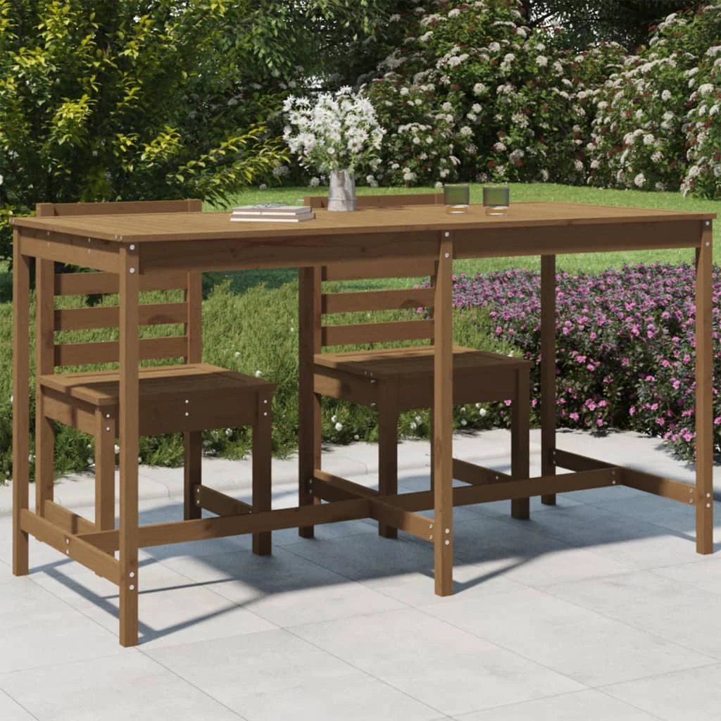 vidaXL vidaXL Garden Table 82.5x82.5x110 cm Solid Wood Pine - Garden Table